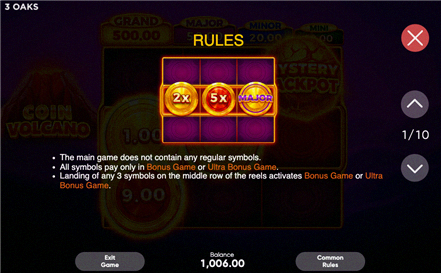 Coin Volcano Regeln Seite 1